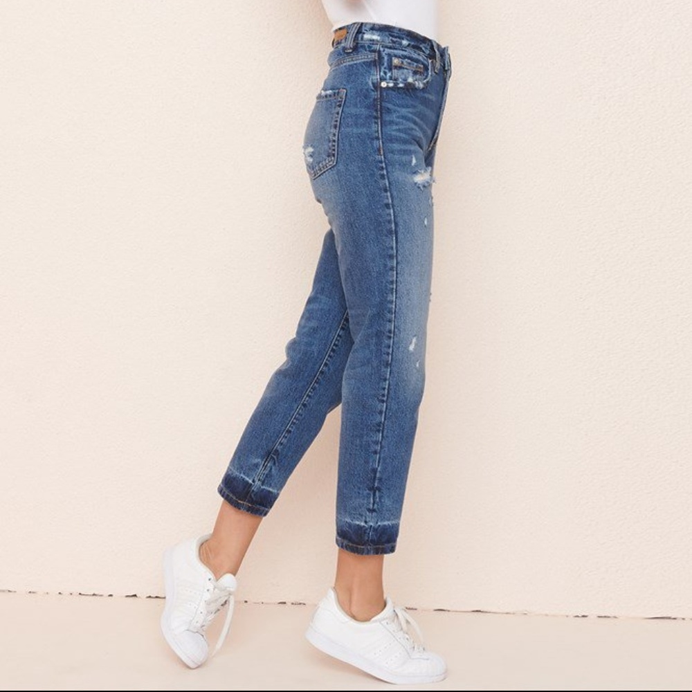 NWT Mom Jeans Super High Rise